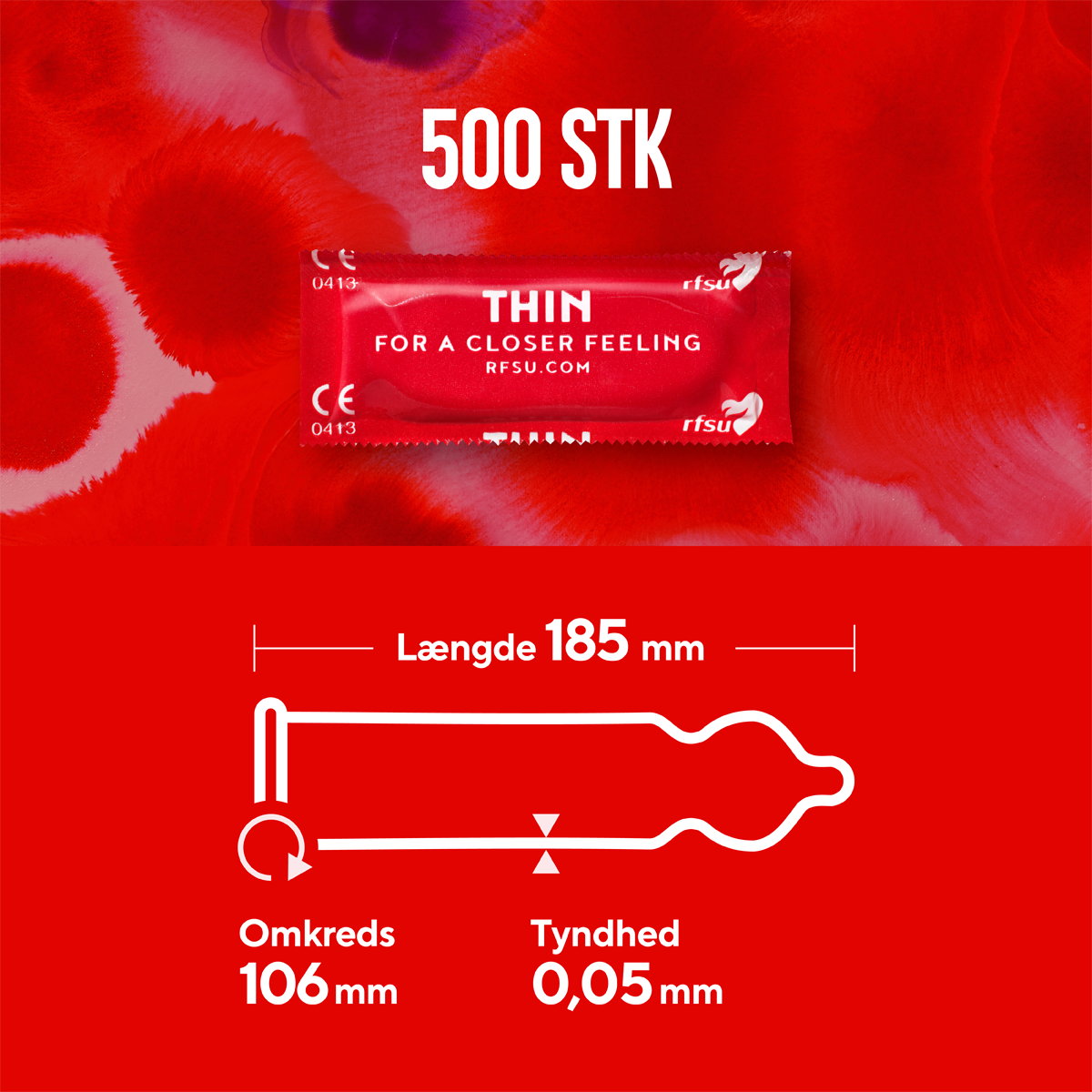 Thin-kondomer, 500 styk - Prævention