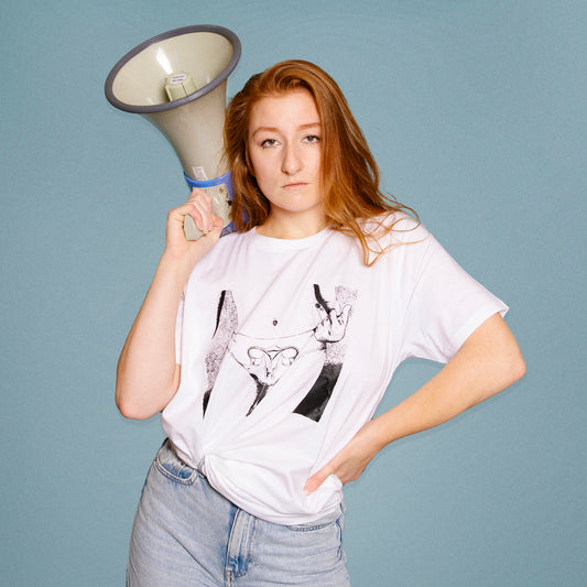 My Body My Choice T-shirt - hvid