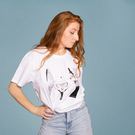 My Body My Choice T-shirt - hvid