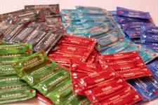 Kondomer. 2.500 stk., blandede