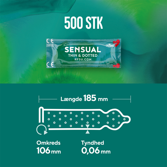 Sensual-kondomer, 500 styk - Prævention