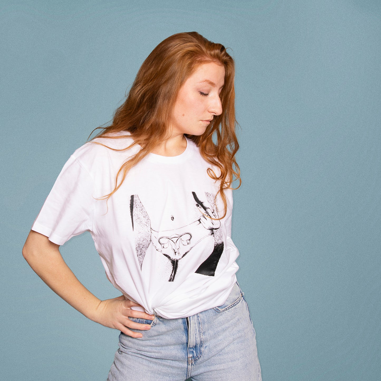 My Body My Choice T-shirt - hvid