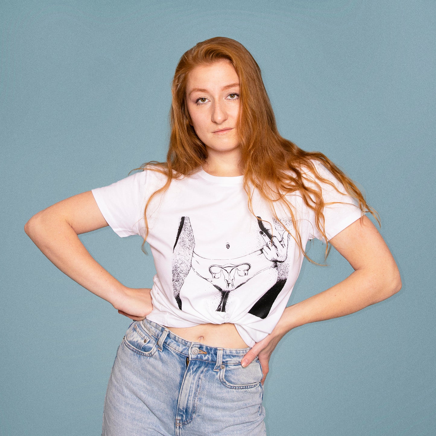 My Body My Choice T-shirt - hvid