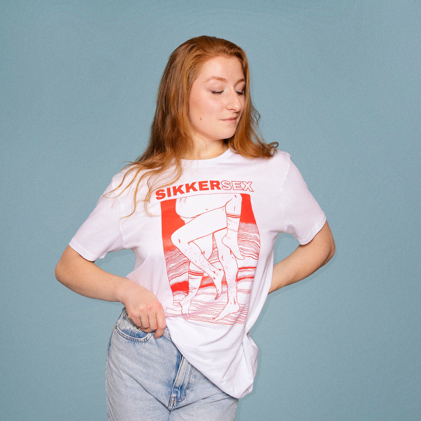 Sikker Sex T-shirt - hvid