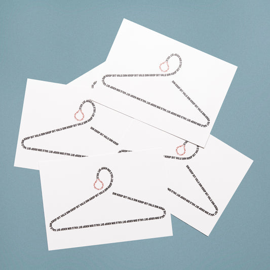 Din Krop, Dit Valg postkort